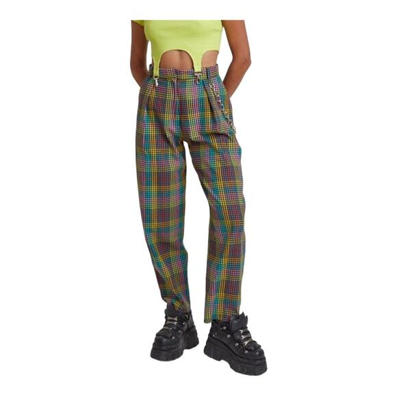 The Ragged Priest Doofus Multi Check Pant